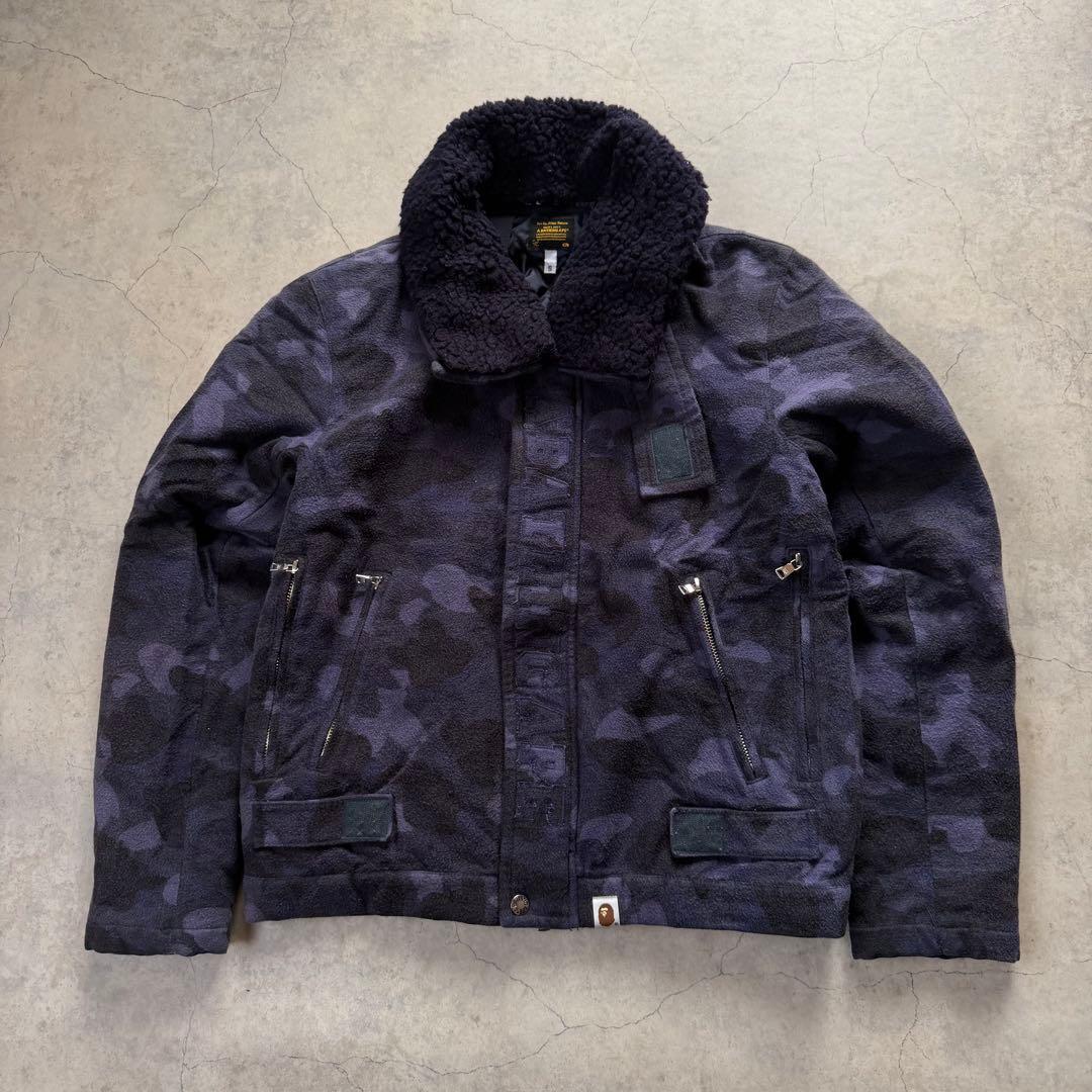 A BATHING APE ブルゾン 短丈 カモフラ柄