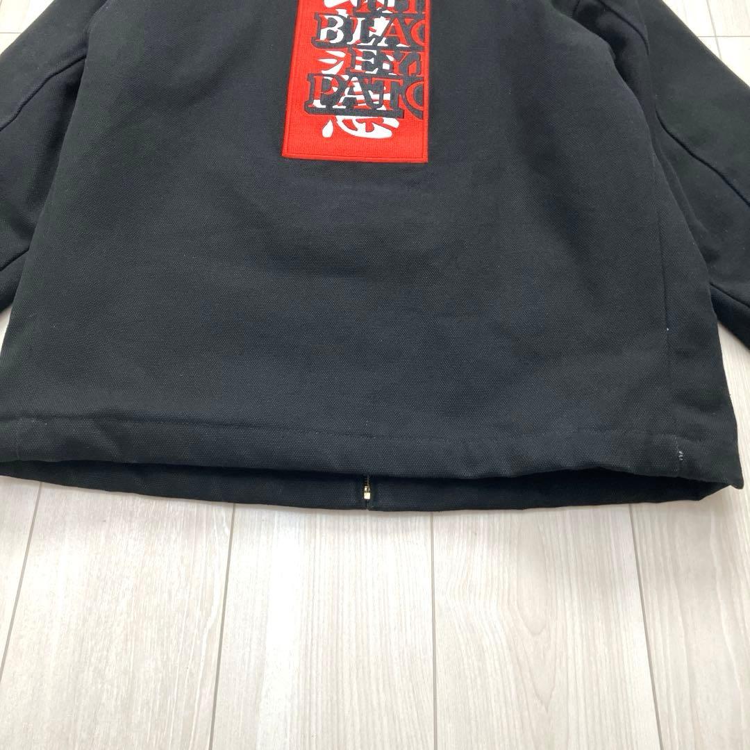 ブラックアイパッチ 取扱注意 ロゴ刺繍 キルティング コーデュロイ