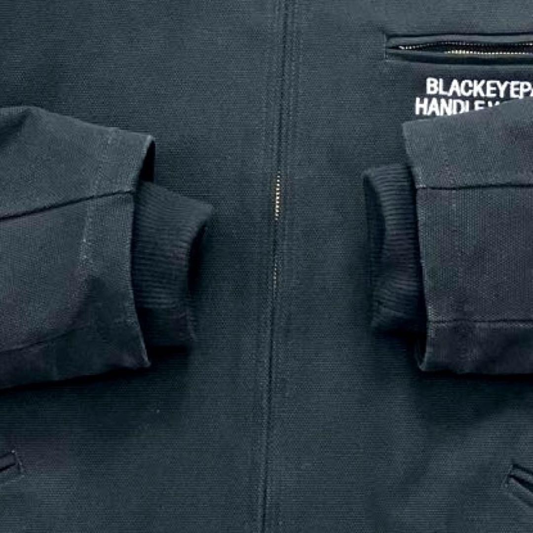 ブラックアイパッチ 取扱注意 ロゴ刺繍 キルティング コーデュロイ