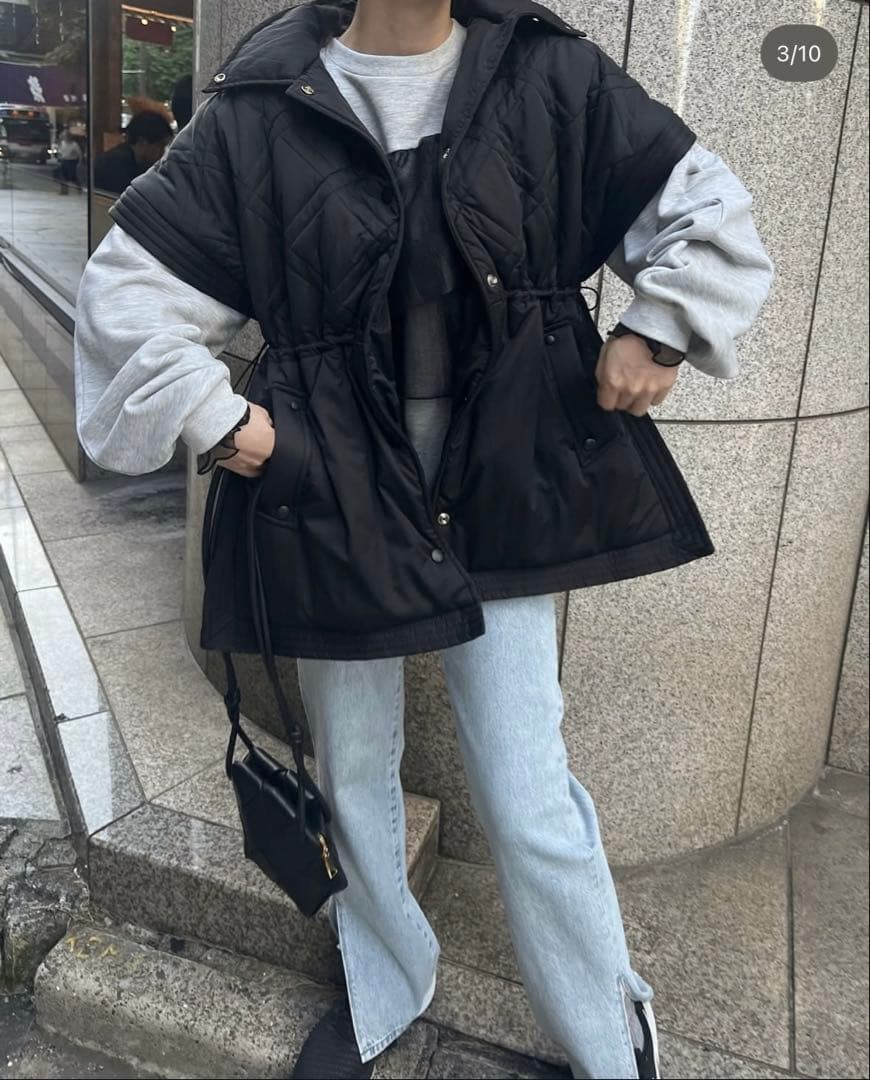 willfully ポンチョダウン　アウター コート