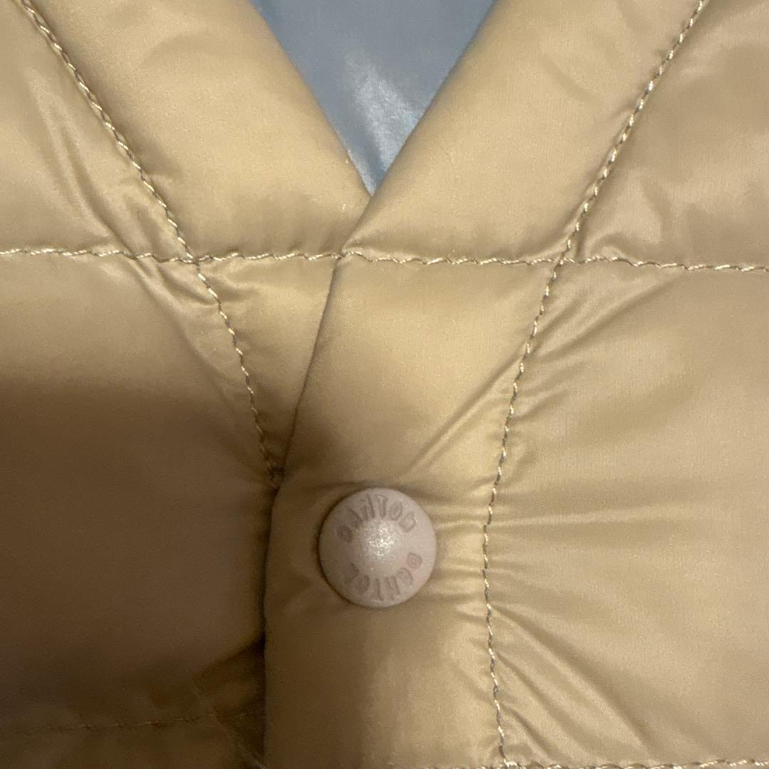 DANTON ダントン インナーダウン ロング ノーカラー　サイズ36