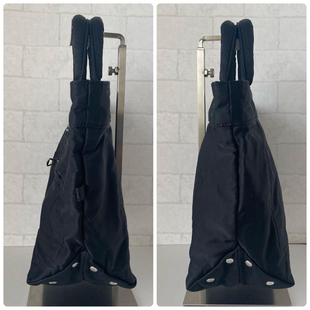 未使用級 新型 ポーター マイル ミニトートバッグ ブラック