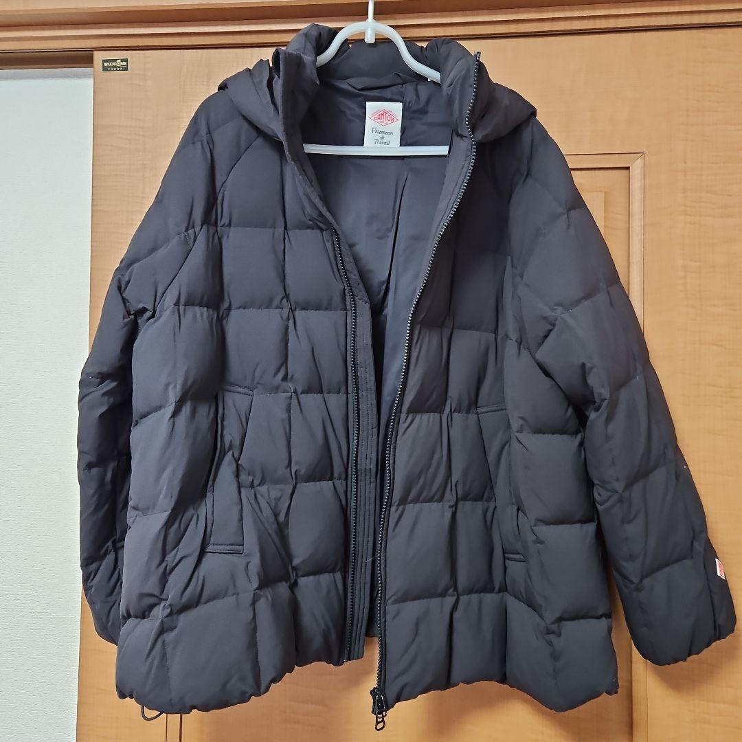 DANTON ブラック ダウンジャケット