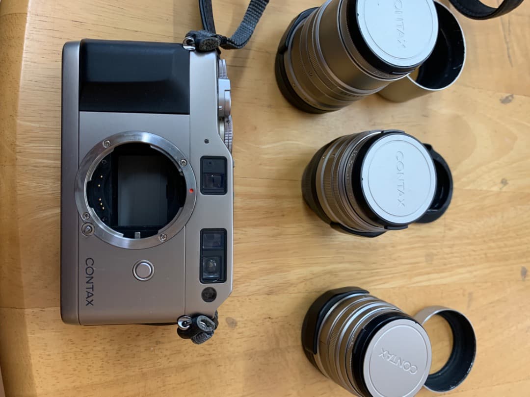 Contax G1 レンズ3本