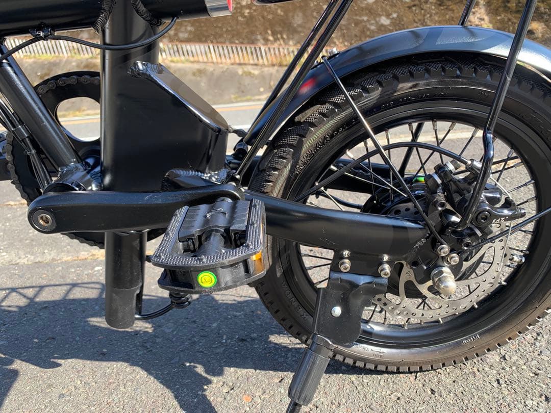 【動作確認済】送料無料HAIGEディスク式折りたたみ電動アシスト自転車16インチ