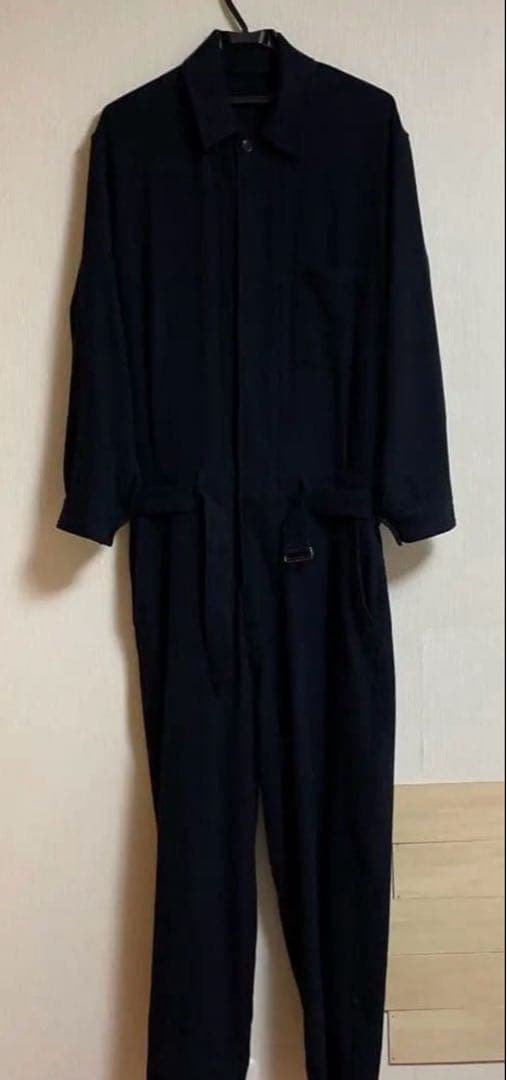 COMOLI リファインウールオールインワン (navy)