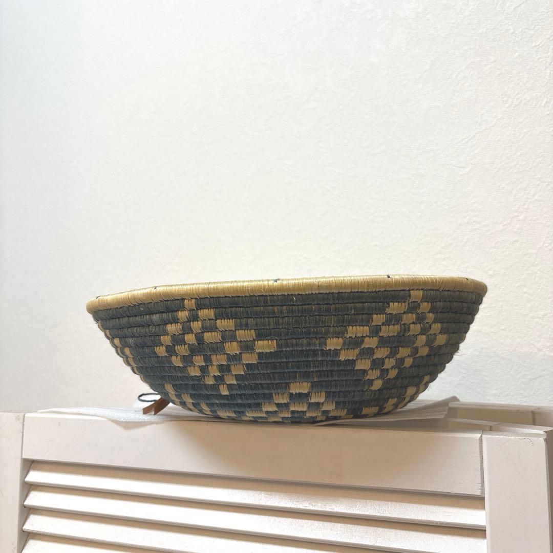 カゴアミドリ Ruise B ルワンダ バスケット　空と太陽　2点おまとめ