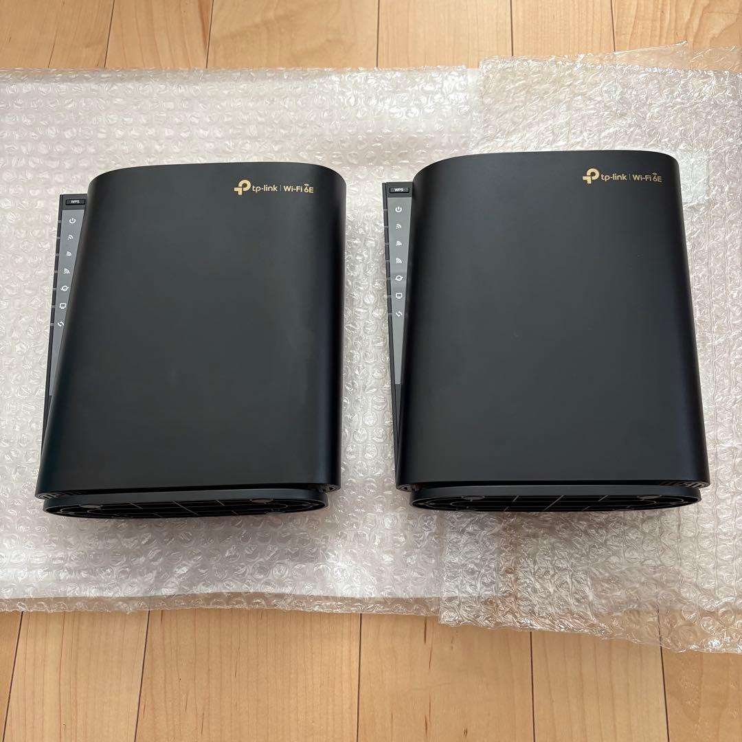 2台 TP-Link 無線LAN ルーター AXE5400 6E メッシュ