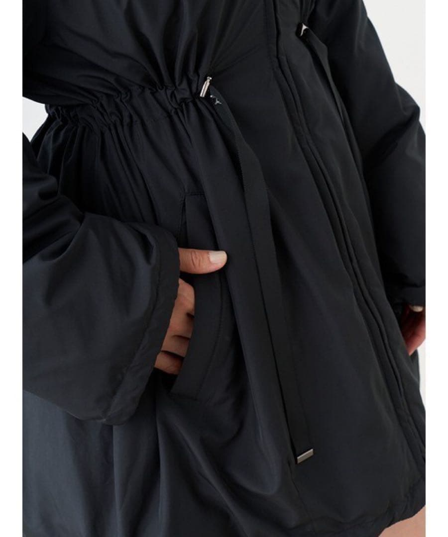 【新品未着用】SNIDEL スナイデル 西川レディモッズダウンコート ブラック