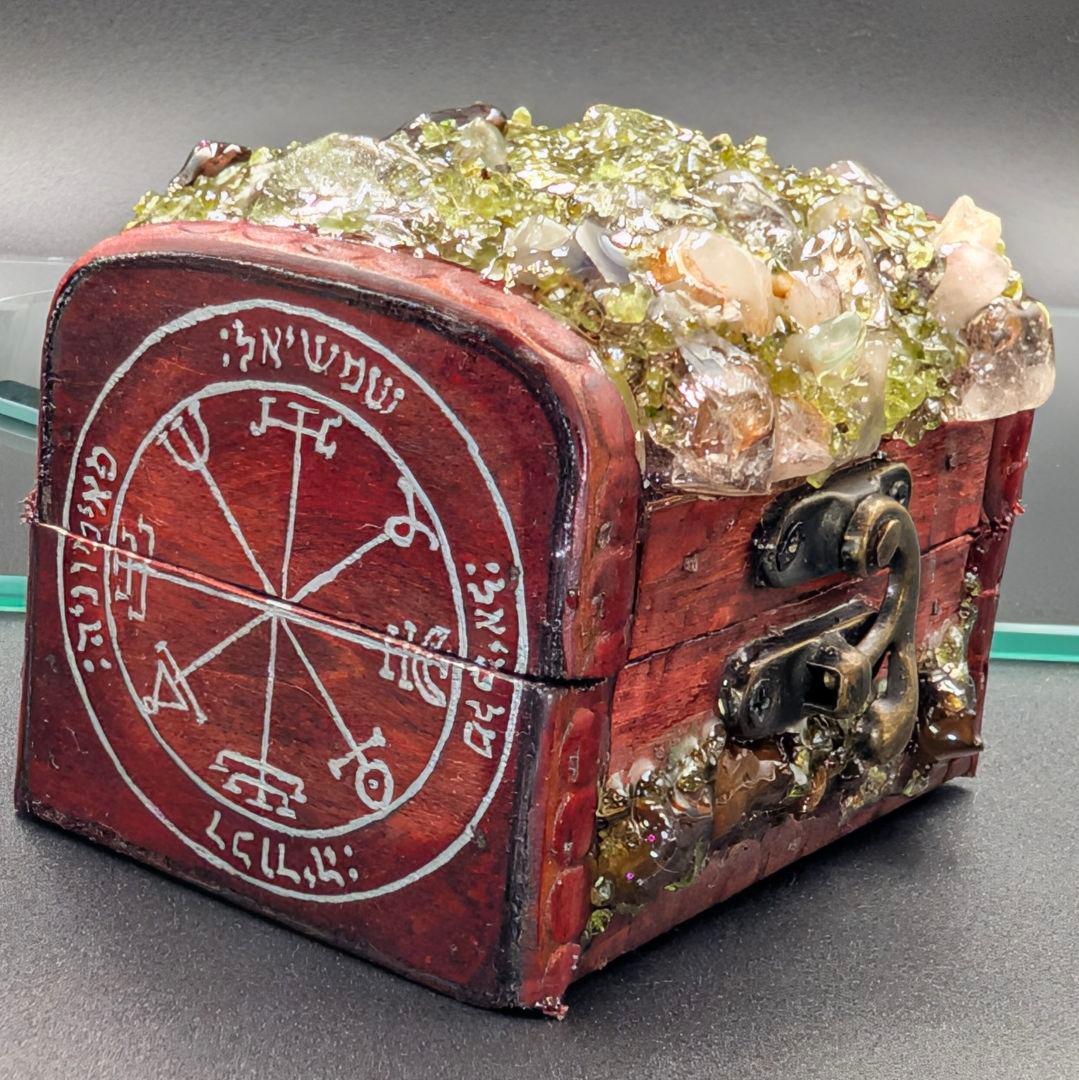 【1点物】 ソロモン王の鍵 護符魔術オルゴンボックス 〜日曜日照応・太陽護符〜