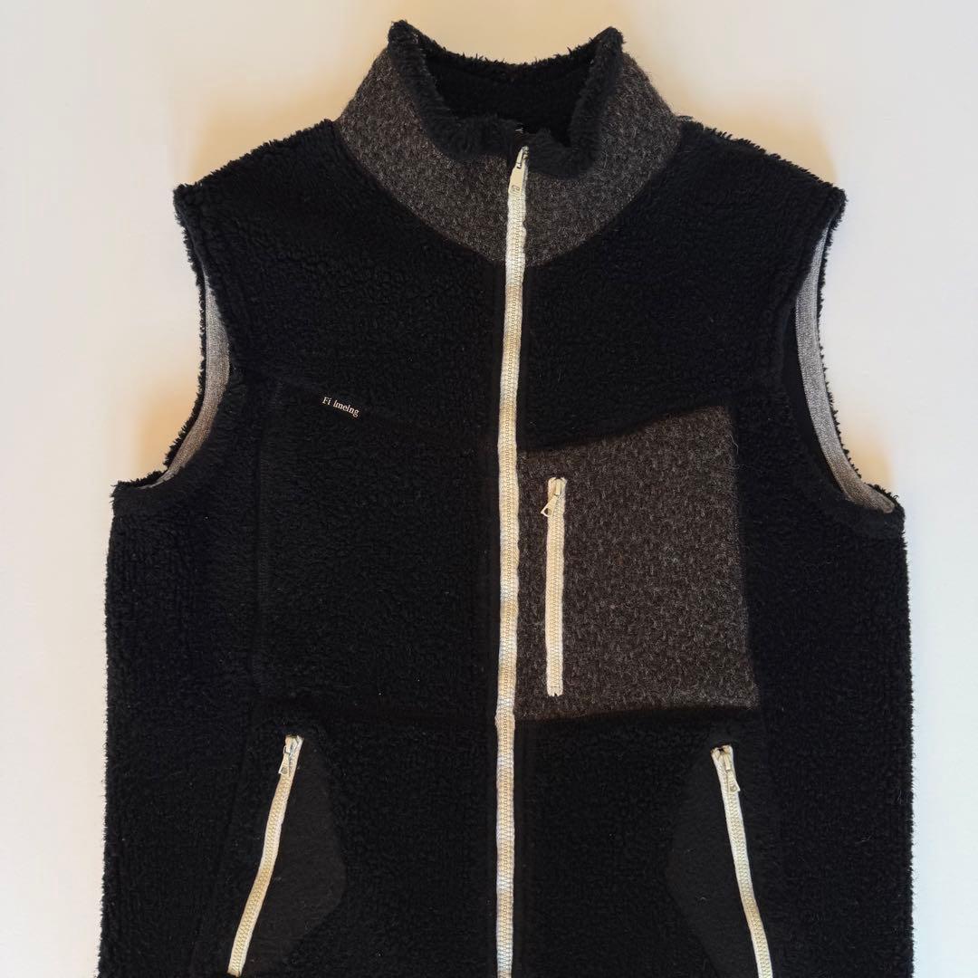 Fil Melange フィルメランジェ ウールカシミヤパイルベスト 4