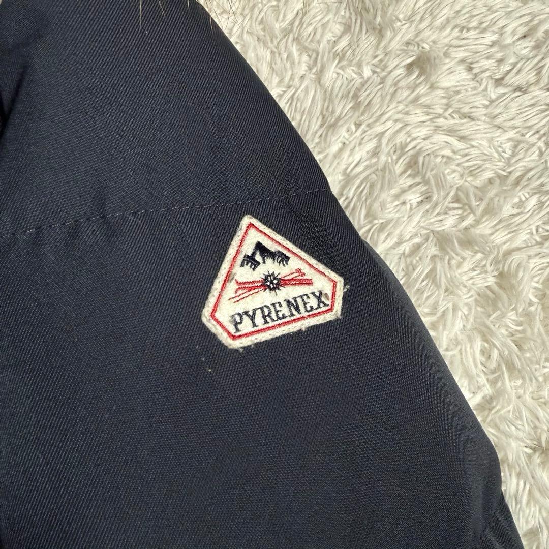 ピレネックス ダウンコート Aライン ロング フーディ JP38 FR 36