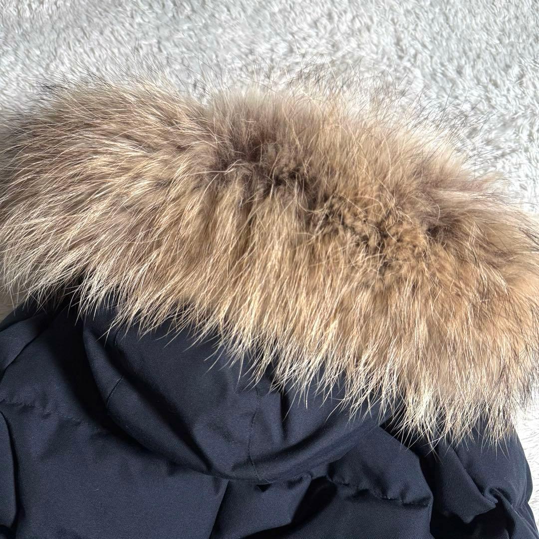 ピレネックス ダウンコート Aライン ロング フーディ JP38 FR 36