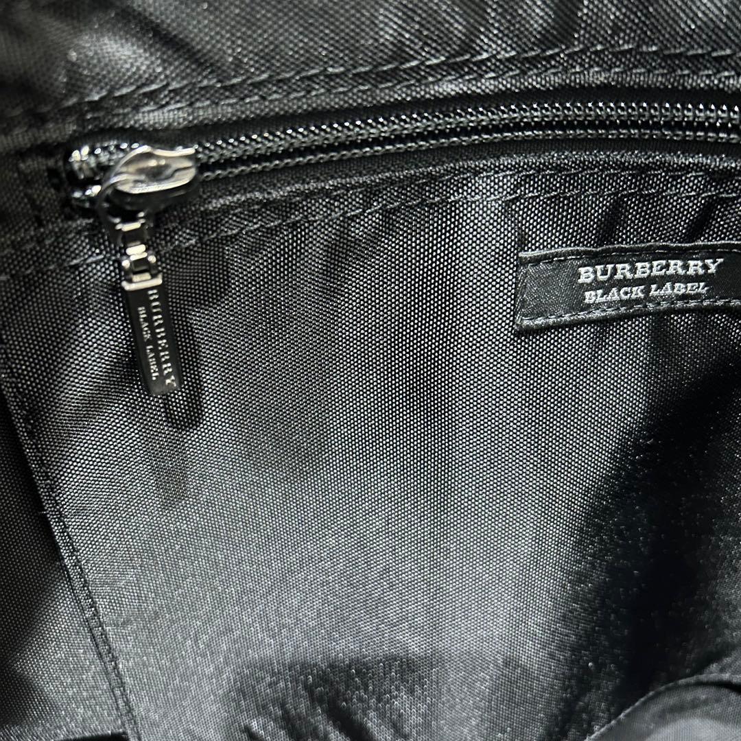 BURBERRY BLACKLABEL ビジネスバッグ ノバチェック 美品 黒