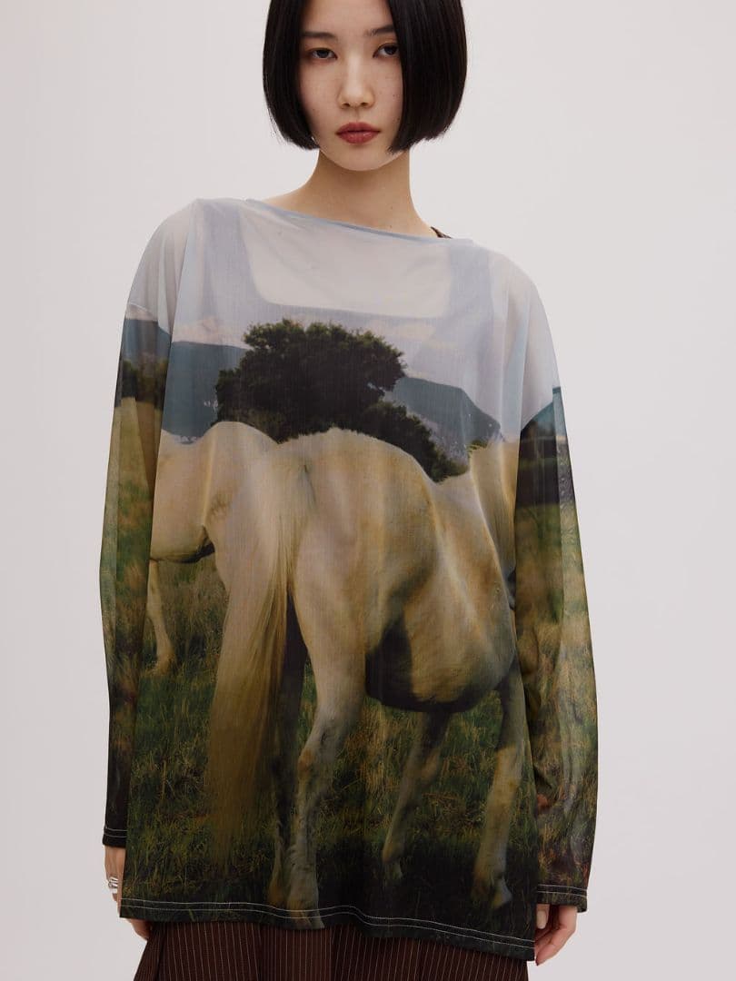 Silvia Conde OlivánxAmeri SHEER TOP