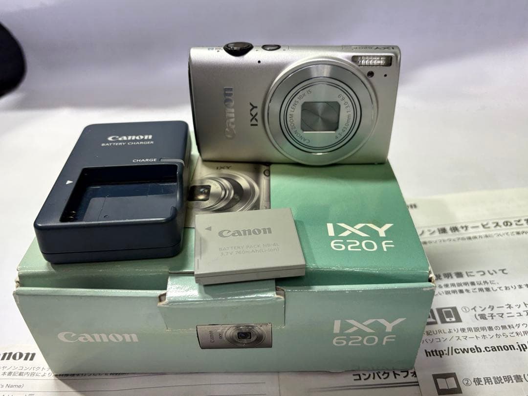 【ほぼ未使用】Canon IXY 620F デジタルカメラ【動作確認済】