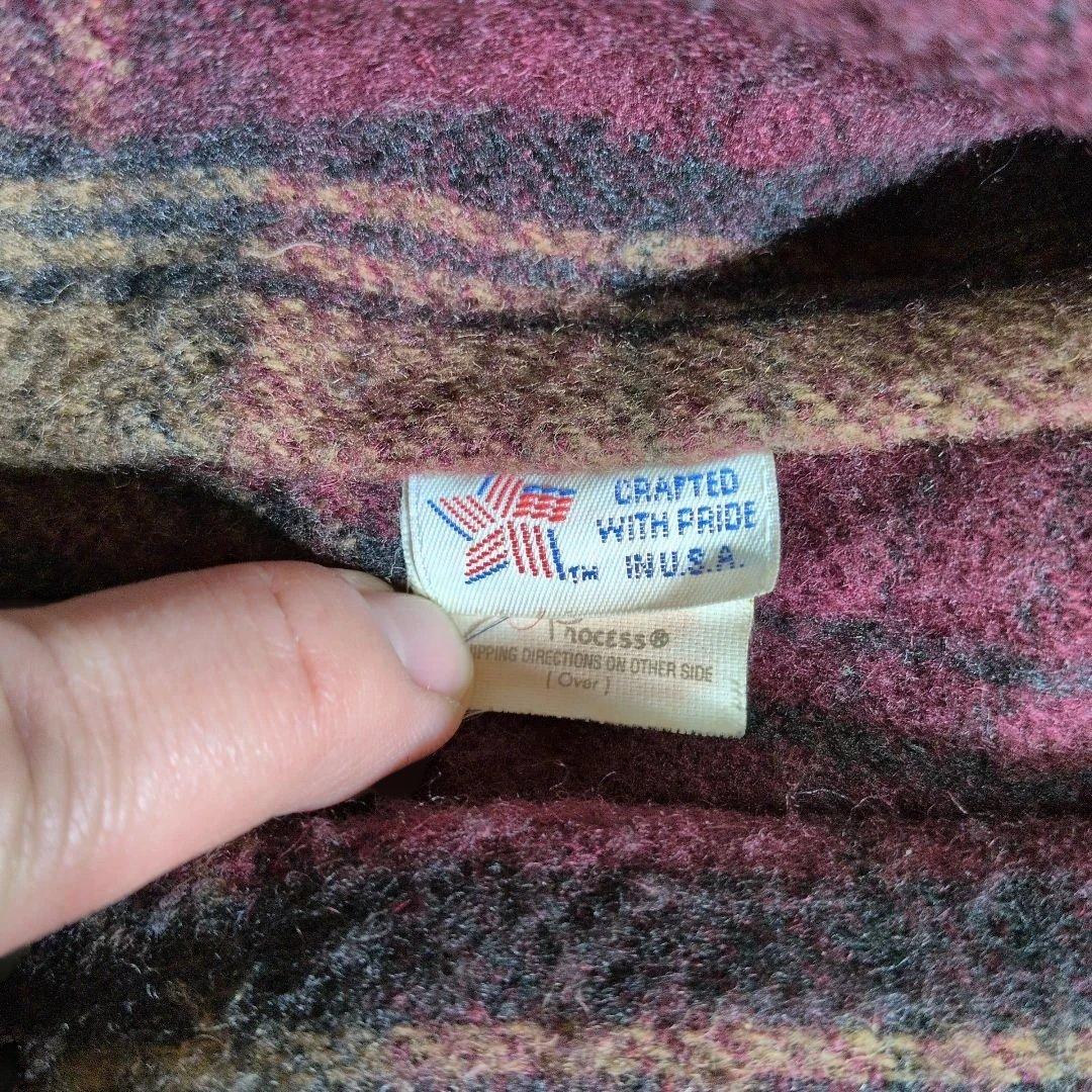 美品ショット681トラッカージャケット36黒裏地チェック　生地ネル