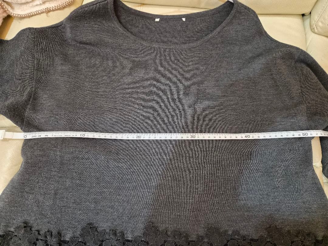 BEARDSLEY 裾レース ニット