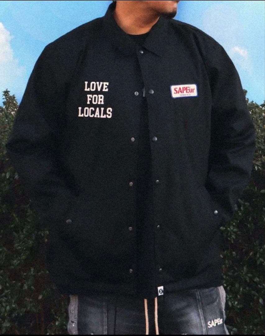 sapeur LOVE FOR LOCALS コーチJK ナイロンJK
