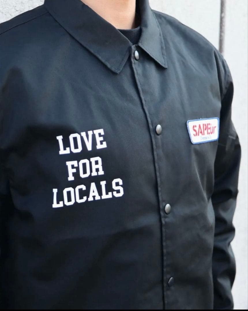 sapeur LOVE FOR LOCALS コーチJK ナイロンJK