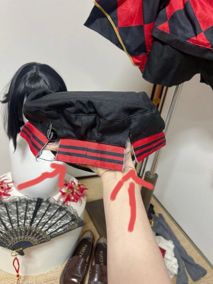 肆ノ島来世vtuberコスプレ衣装ウィッグ靴フルセット