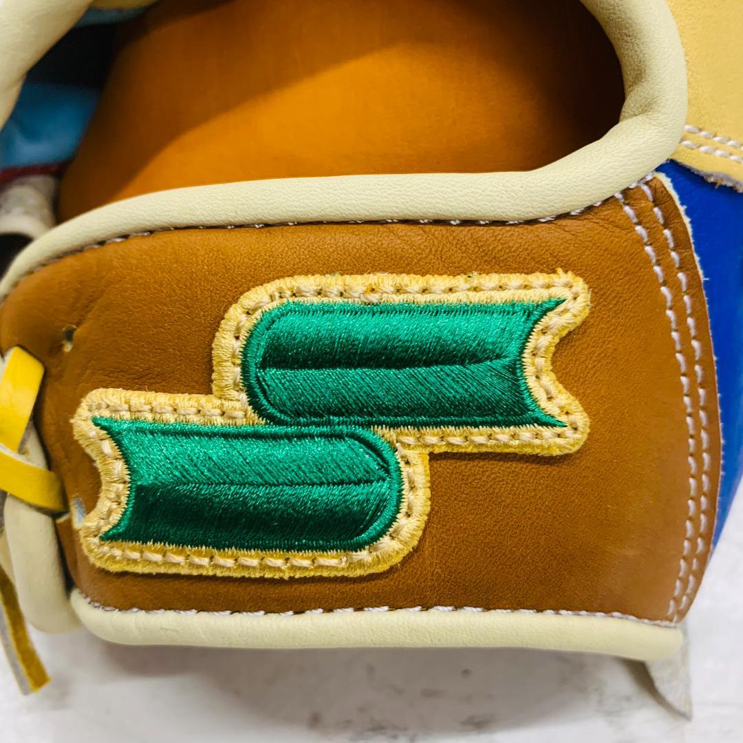 エスエスケイ　限定カラー　軟式用　内野手用　761型　SMRC125　型付け済み