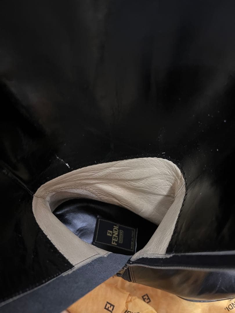 FENDI フェンディ　黒　ブラック　ロングブーツ　6.5