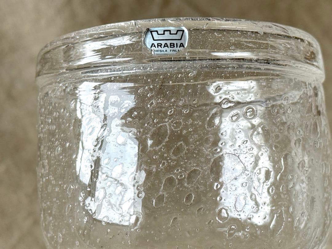 nuutajarvi ARABIA Sargasso(クリア)ベース(N559)