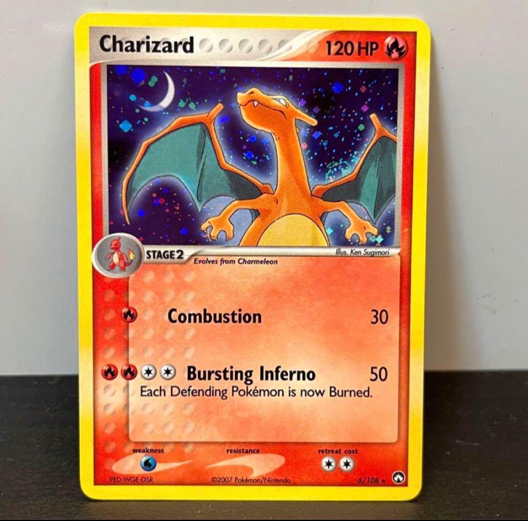 ポケモンカード リザードン ホロ 6/108 英語版 海外 Charizard