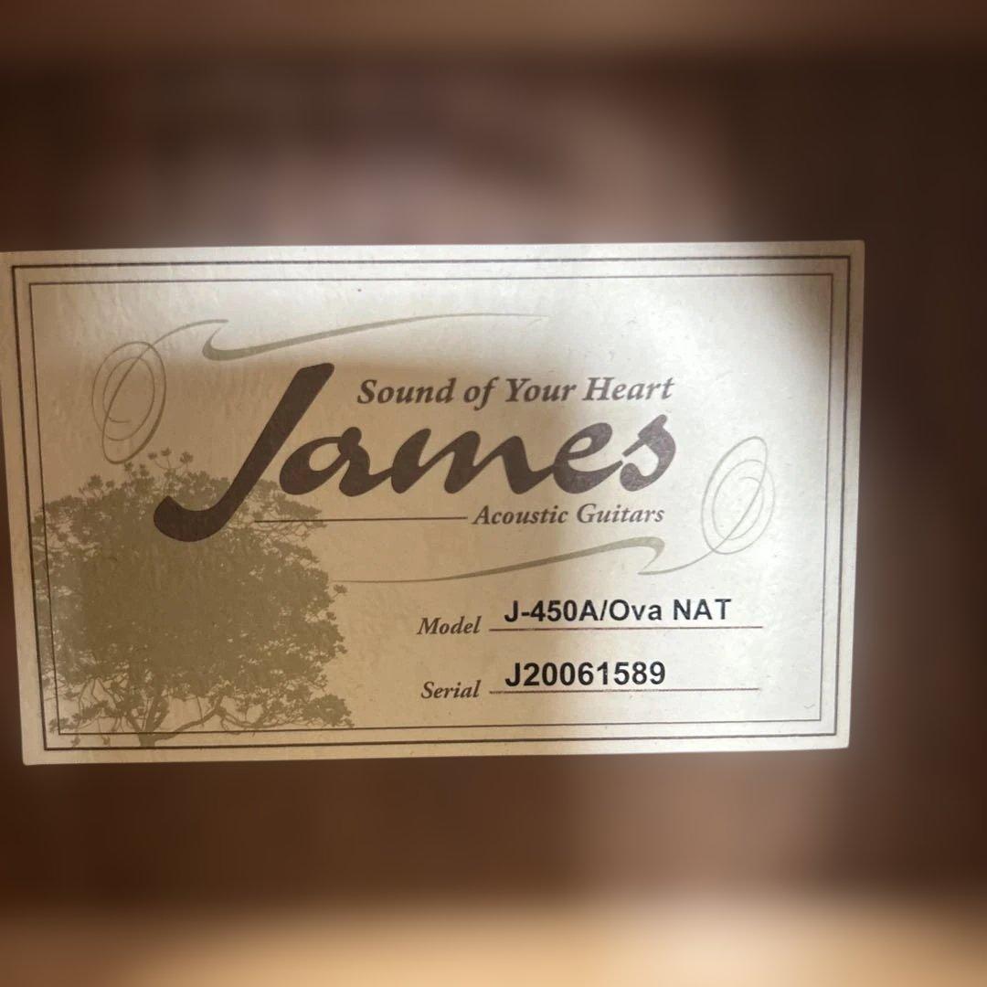 James J-450A/Ova Natural アコースティックギター 中古