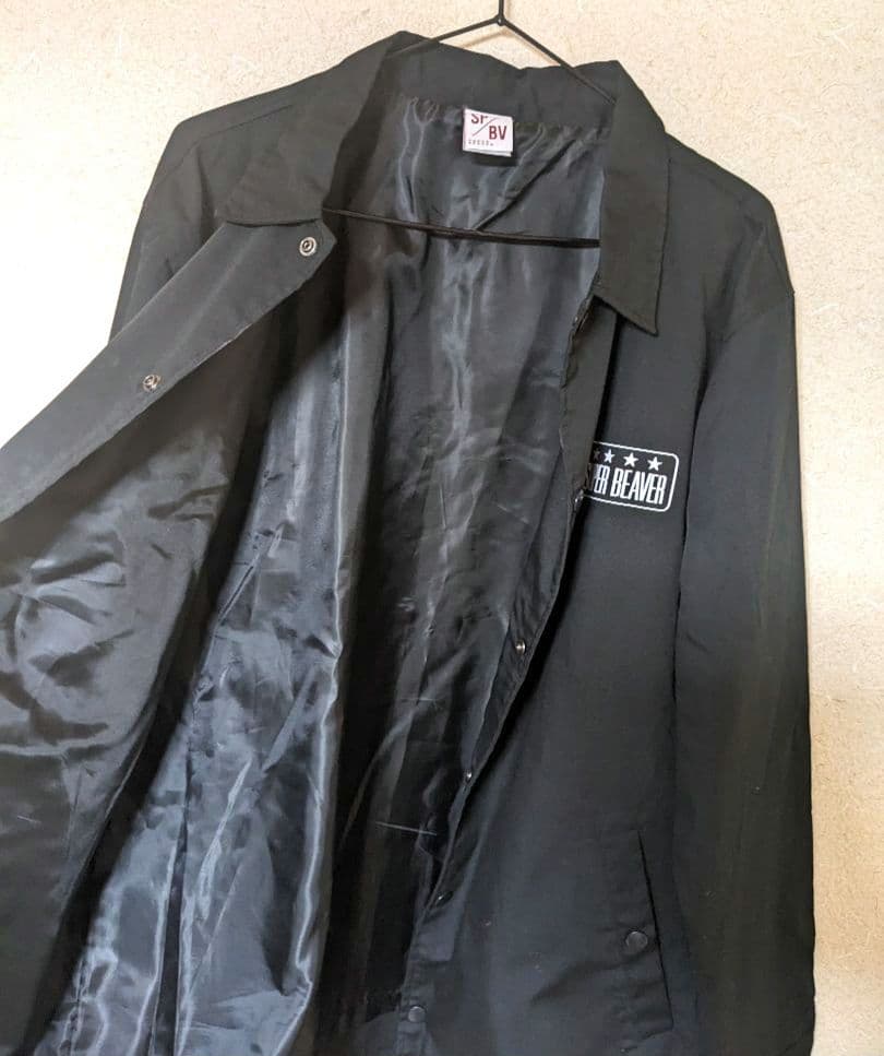 SUPER BEAVER　コーチジャケット　美品　ナイロンジャケット　黒　廃盤