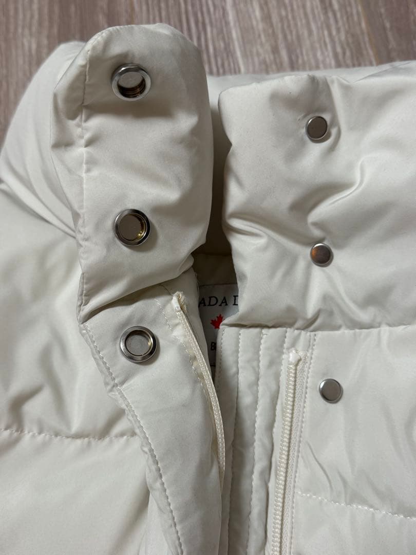 スタンドカラーダウン　S オフホワイト