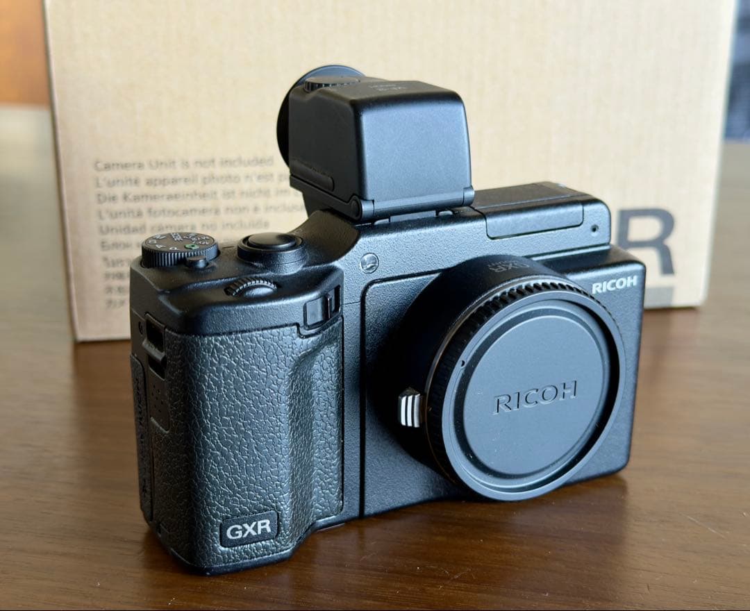 RICOH GXRボディ+MOUNT A12Mマウント+VF-2ファインダ