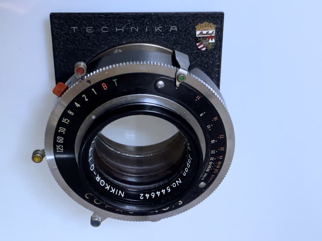 d*5様 大判レンズ ニッコールQ 450mm F9