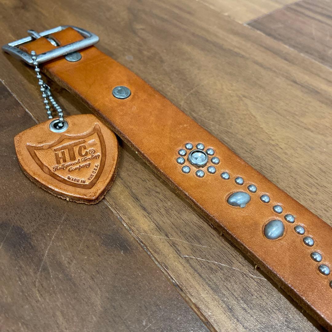 2点 HTC フラワースタッズ ナローベルト クリアストーン 34inch