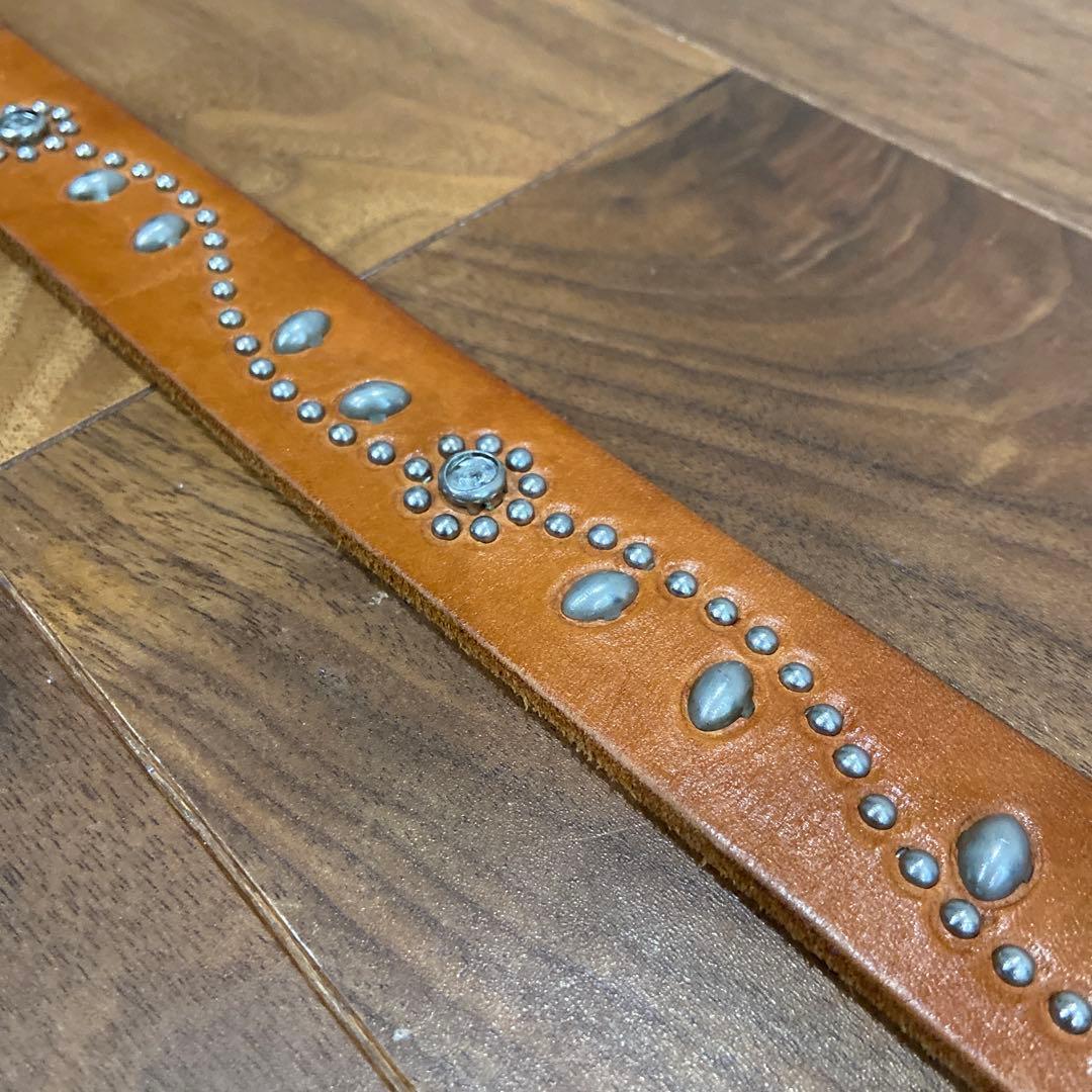 2点 HTC フラワースタッズ ナローベルト クリアストーン 34inch