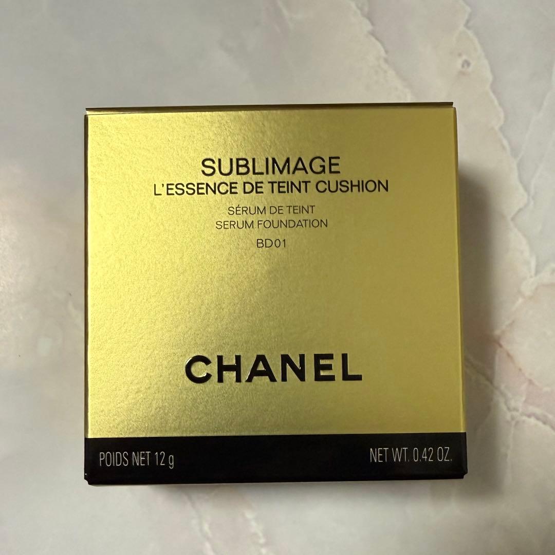 先着1名CHANELサブリマージュレサンスドゥタンクッション BD01ファンデ♡