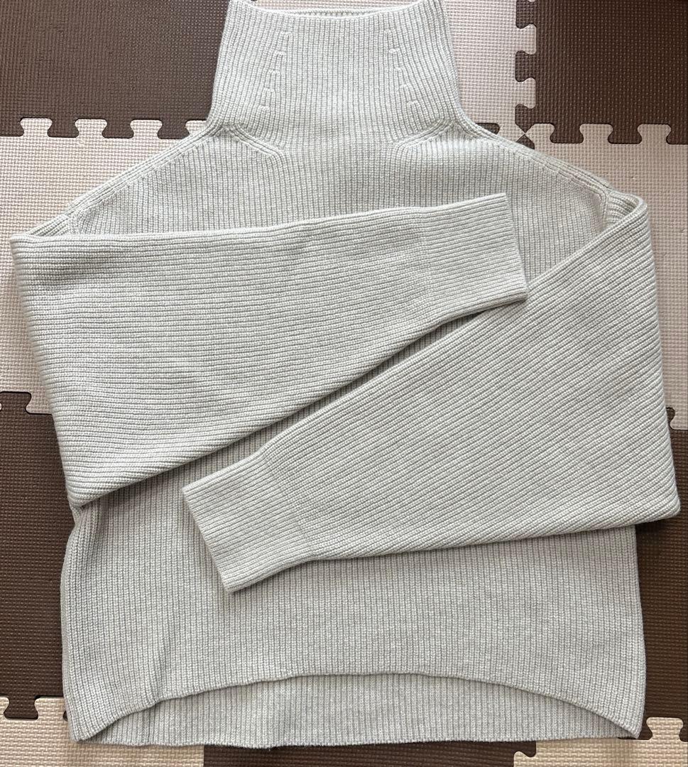 値下げ⭐︎Deuxieme Classe BLANC アゼ タートルネック　プル