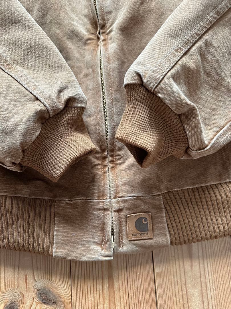 【極上フェード】00s カーハート サンタフェジャケット ブラウン XL 中綿