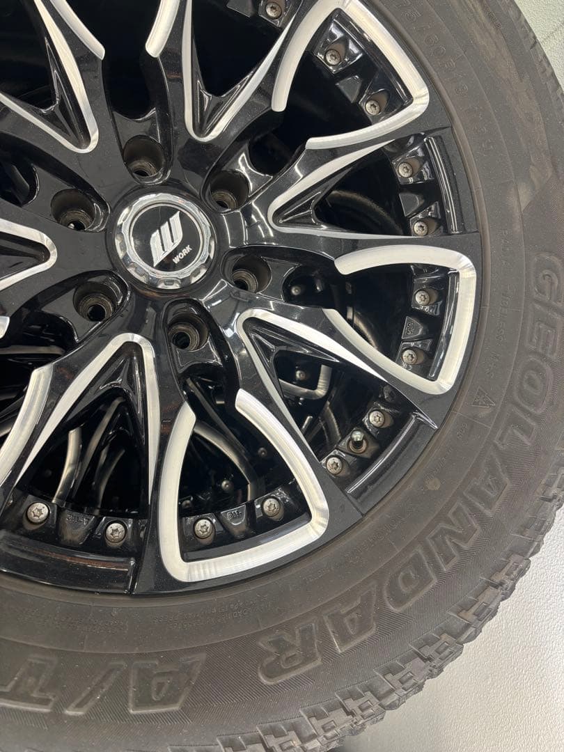 WORK CRAG PSV 18インチGEOLANDAR 4本　プラド　ホイール