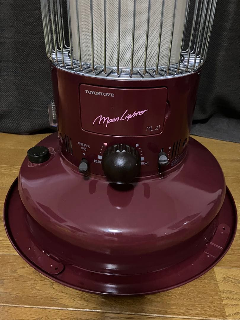 トヨトミ 石油ストーブ ムーンライター ワインレッド
