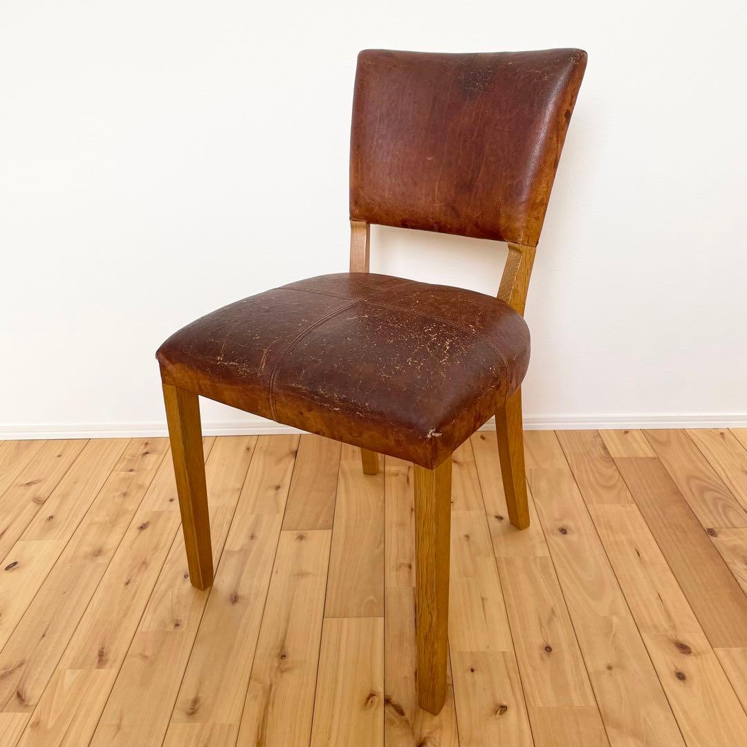 TRUCK FURNITURE ｜SR CHAIR ｜BROWN 牛革