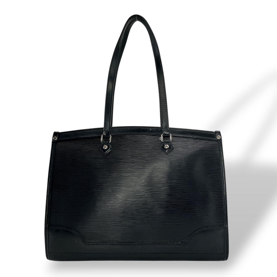 ルイヴィトン　マドレーヌGM トートバッグ　肩掛け可　A4収納可　エピ　ブラック