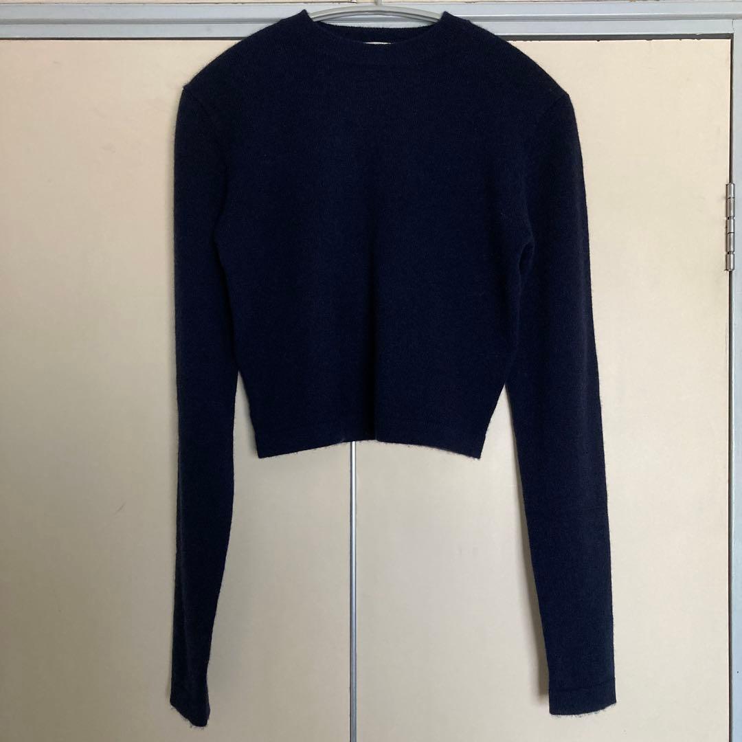 shishikui ★カシミヤニット★ ネイビー