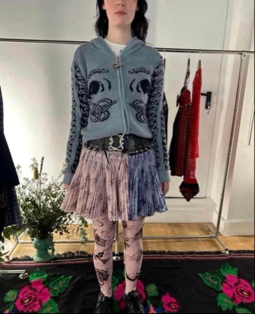 ジャケット・アウター Chopova LowenaAW24BlueKnot Eye Hooded L