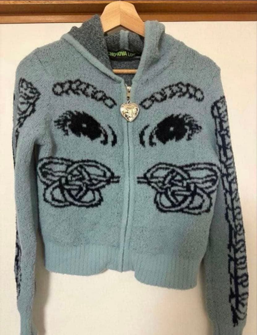 ジャケット・アウター Chopova LowenaAW24BlueKnot Eye Hooded L