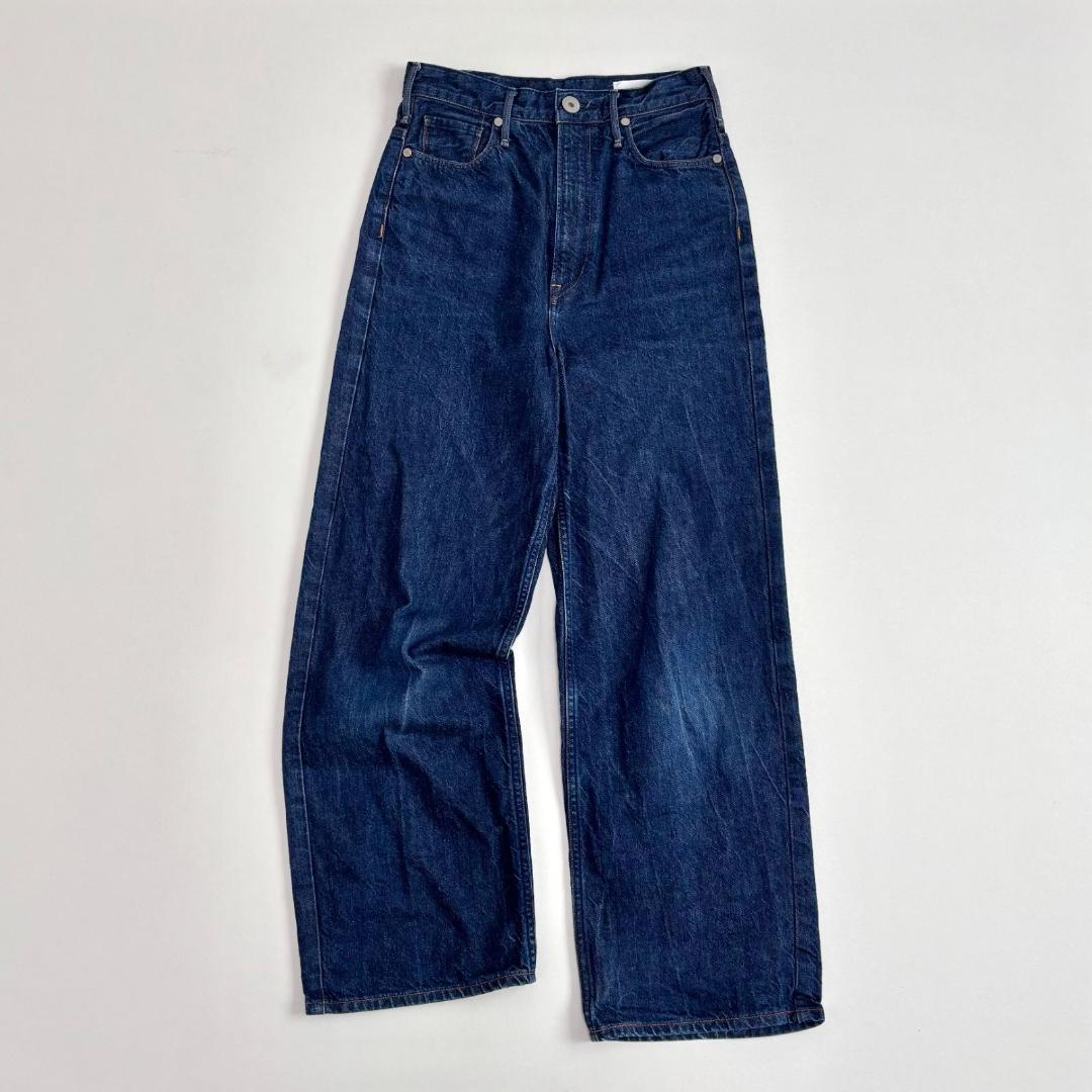 美品✨アッパーハイツ　THE NIECE デッド風 デニム　濃紺 23 ニース