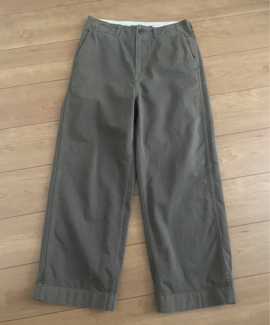 FRAMeWORK OVER SIZED CHINO パンツ