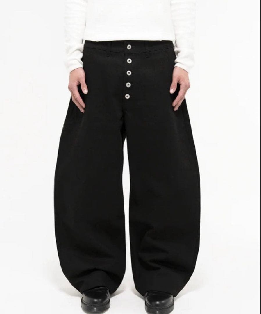 パンツ Asapmode Raw Stacked Loose Fit Jeans M