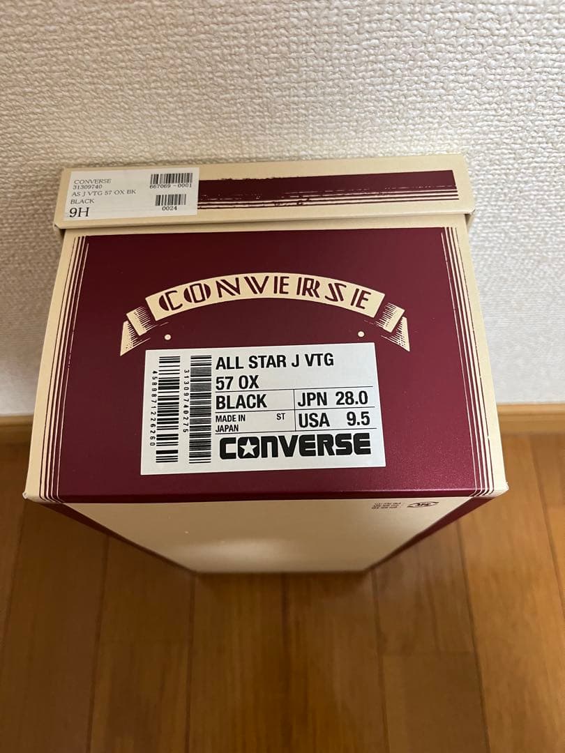 【これが最後】コンバース J VTG 57 OX タイムライン チャックテイラー